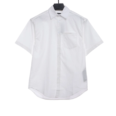 Balenciaga reverse LOGO embroidered T-shirts 01