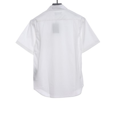 Balenciaga reverse LOGO embroidered T-shirts 02