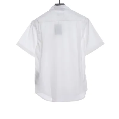 Balenciaga reverse LOGO embroidered T-shirts 02