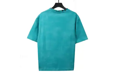 Balenciaga rivet puncture washed hole T-Shirts green 02