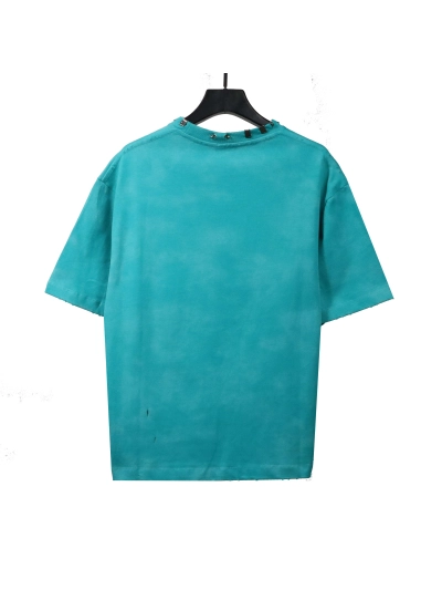Balenciaga rivet puncture washed hole T-Shirts green 02