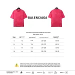  Balenciage rivet puncture washed hole T-Shirts pink