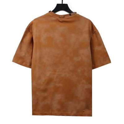 Balenciaga rivet puncture washed hole T-Shirts yellow 02
