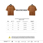  Balenciage rivet puncture washed hole T-Shirts yellow