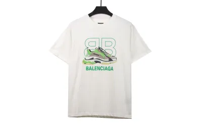 Balenciaga shoe letter T-Shirts 1 01