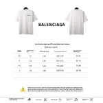  Balenciage simple graffiti small letter T-shirts white