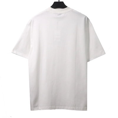 Balenciaga simple graffiti small letter T-shirts white 02