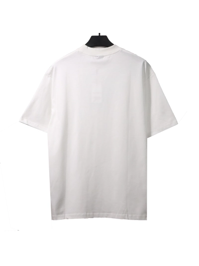 Balenciaga simple graffiti small letter T-shirts white 02