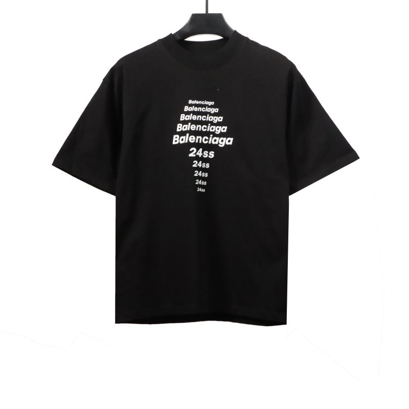  Balenciage Simple Letter T-Shirts