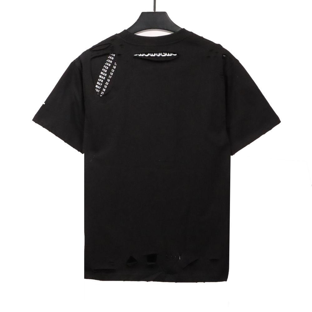 Balenciaga sleeve M logo embroidered T-Shirts 1