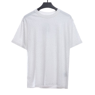 Balenciaga starry sky hot diamond distressed T-Shirts 02