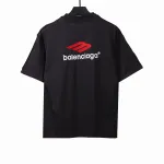  Balenciage tape logo double T-shirts