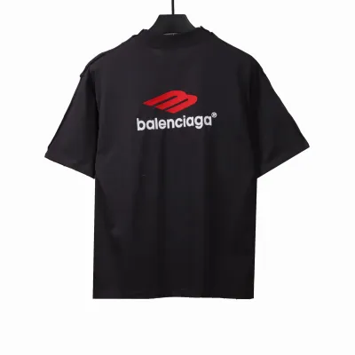  Balenciage tape logo double T-shirts 02