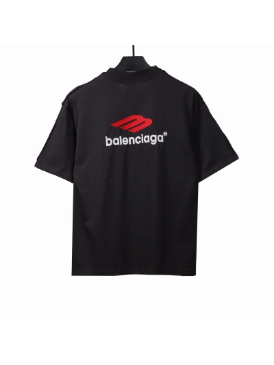 Balenciaga tape logo double T-shirts 02