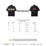  Balenciage tape logo double T-shirts