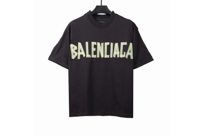 Balenciaga tape logo double T-shirts 01