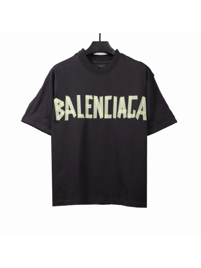 Balenciaga tape logo double T-shirts 01