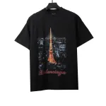 Balenciage Tokyo Tower night view T-Shirts black