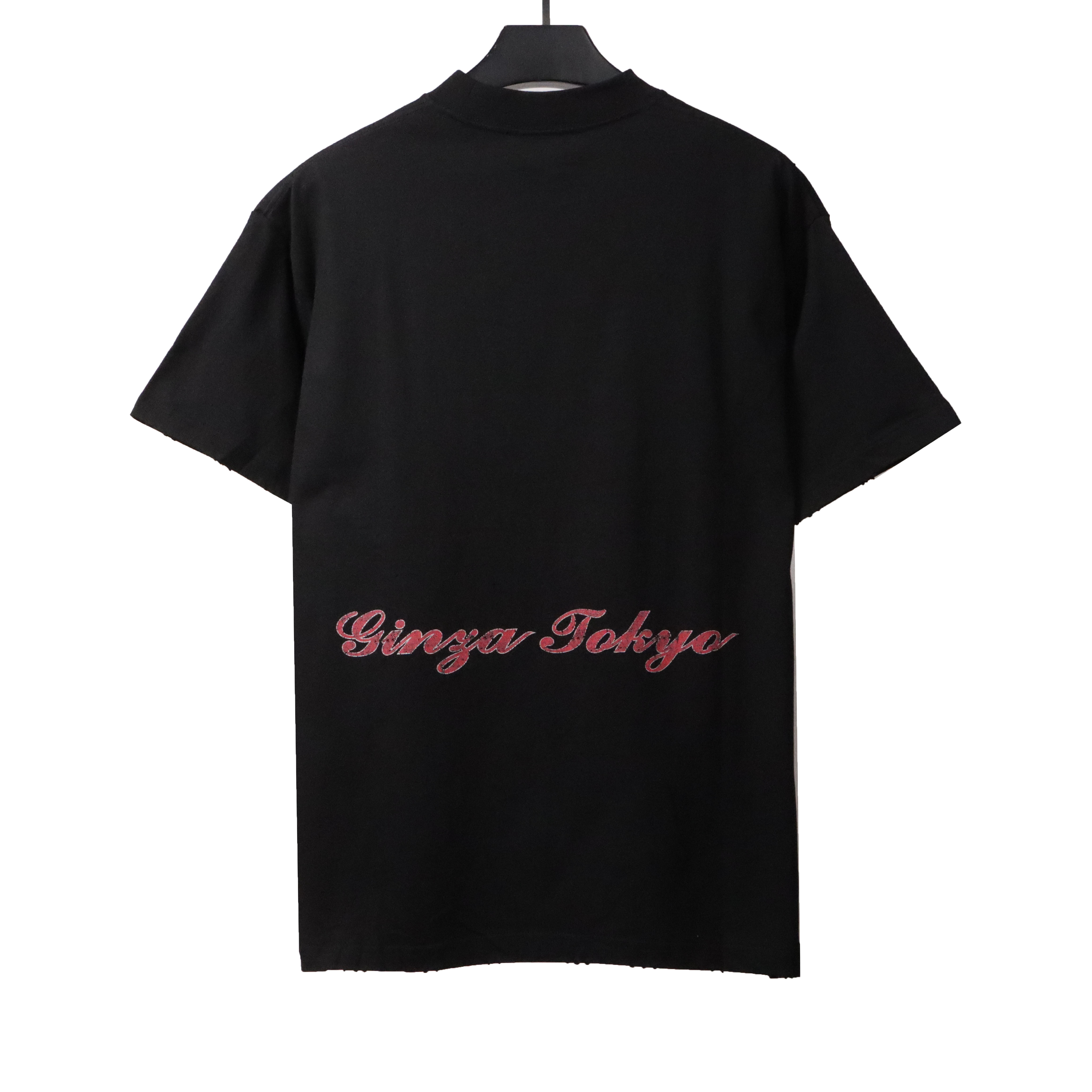 Balenciaga Tokyo Tower night view T-Shirts black