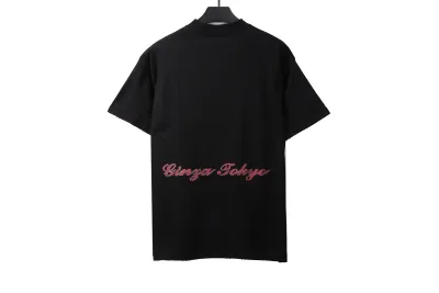Balenciaga Tokyo Tower night view T-Shirts black 02