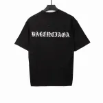  Balenciage torn Sanskrit T-shirts black