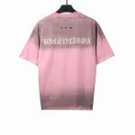  Balenciage torn Sanskrit T-shirts pink