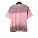  Balenciage torn Sanskrit T-shirts pink