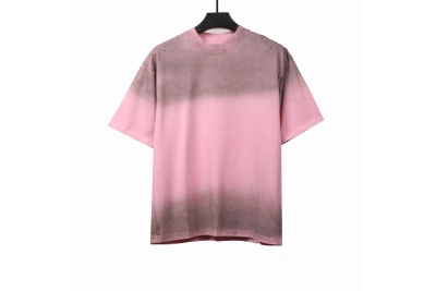 Balenciaga torn Sanskrit T-shirts pink 01