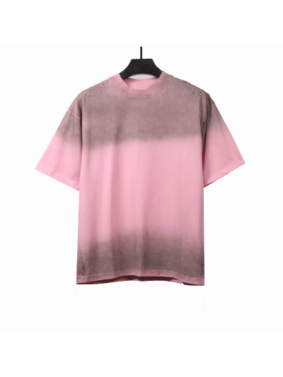 Balenciaga torn Sanskrit T-shirts pink 01