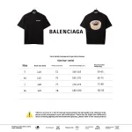  Balenciage transparent tape T-Shirts black