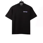  Balenciage transparent tape T-Shirts black