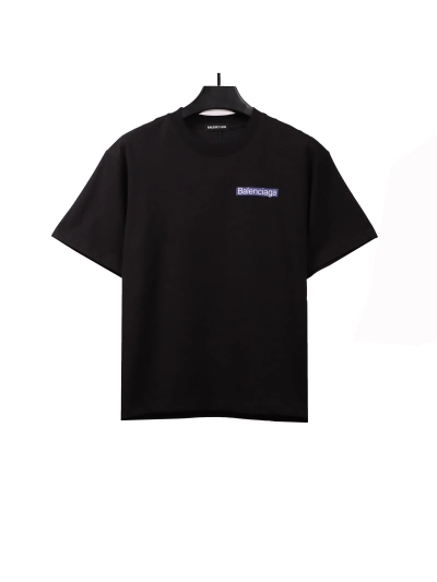 Balenciaga transparent tape T-Shirts black 01