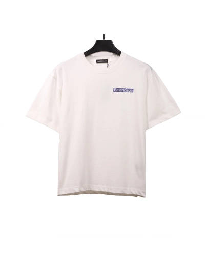 Balenciaga transparent tape T-Shirts white 02