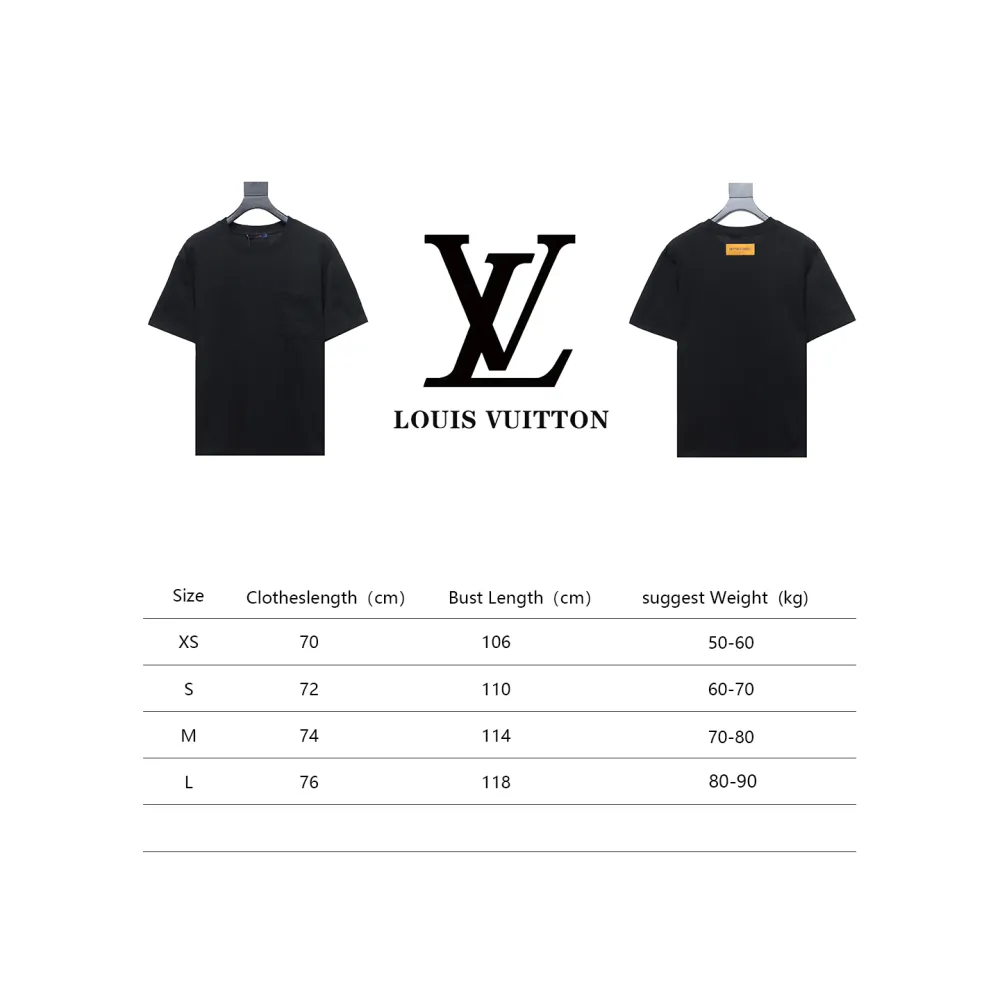 Louis Vuitton 24ss pocket old flower embossed T-shirts