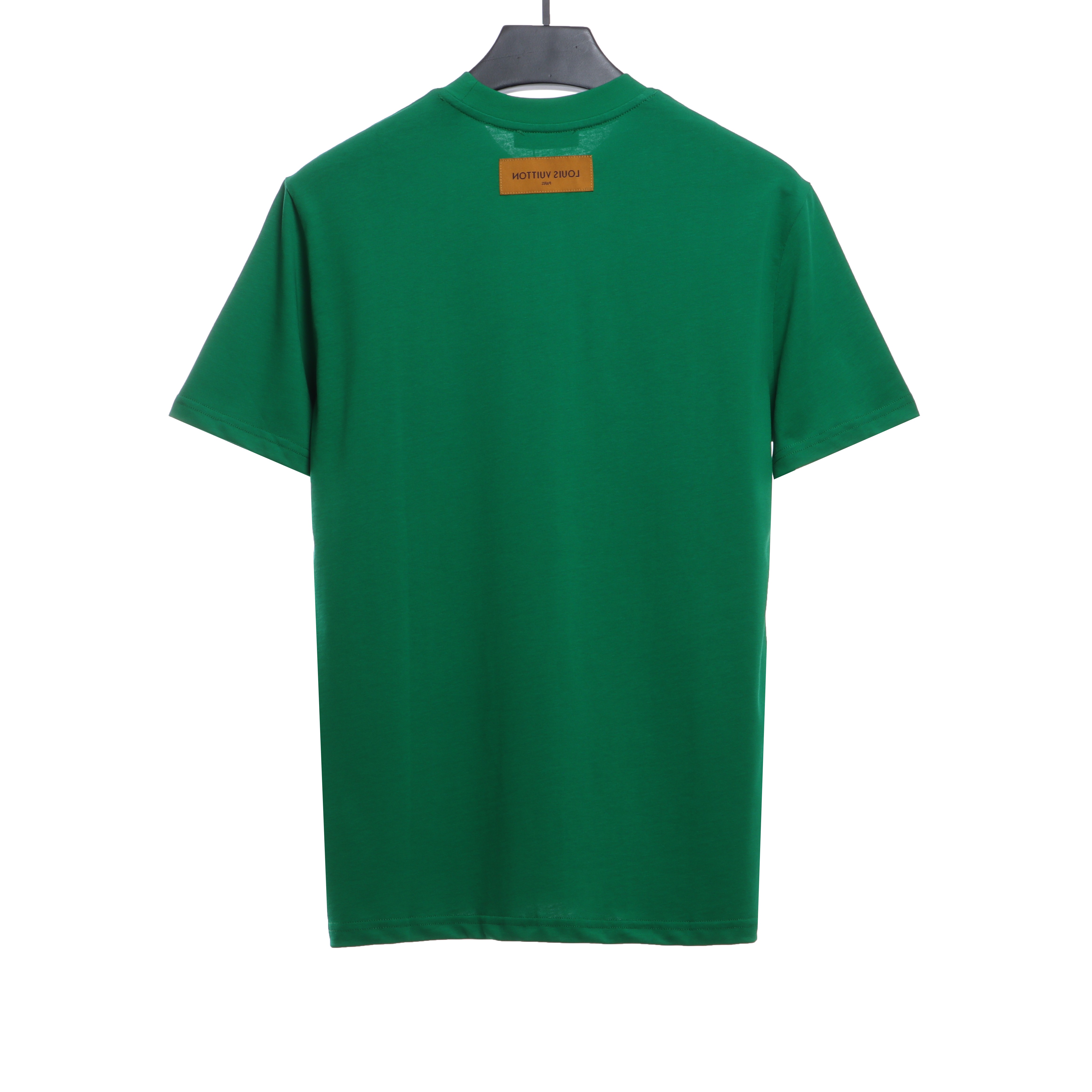  Louis Vuitton Steel stamped embossed T-shirts 1