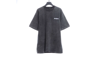  Balenciaga reverse letter embroidered T-Shirts 01