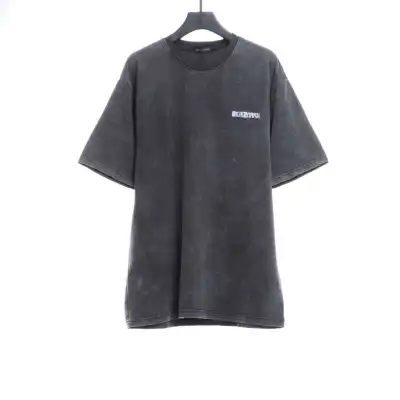 Balenciaga reverse letter embroidered T-Shirts 01