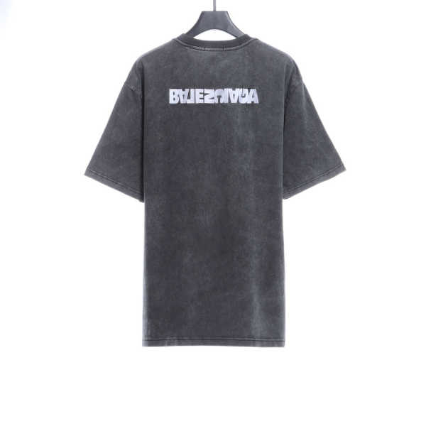 Balenciaga reverse letter embroidered T-Shirts