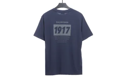 Balenciaga1917 logo print T-Shirts 02