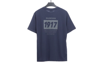 Balenciaga1917 logo print T-Shirts 02