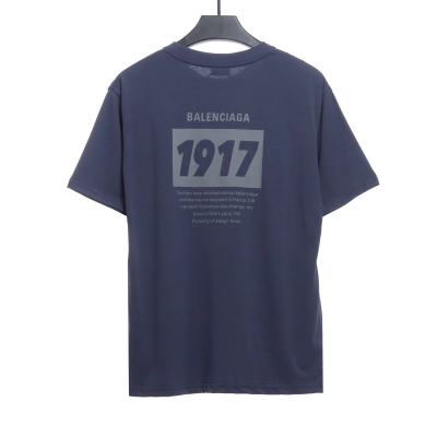 balenciaga1917 logo print T-Shirts 02