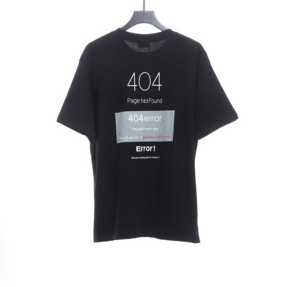 Balenciage404 slogan print T-Shirts 2