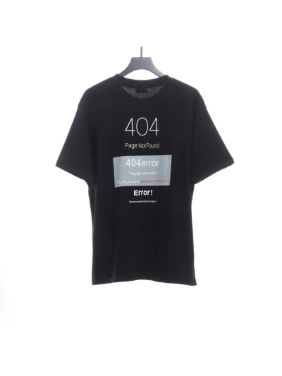 Balenciaga404 slogan print T-Shirts 2 02