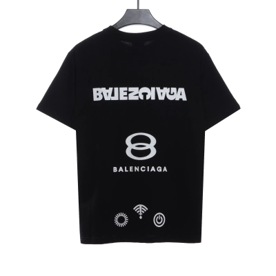 balenciaga back mailbox print T-Shirts 2 02