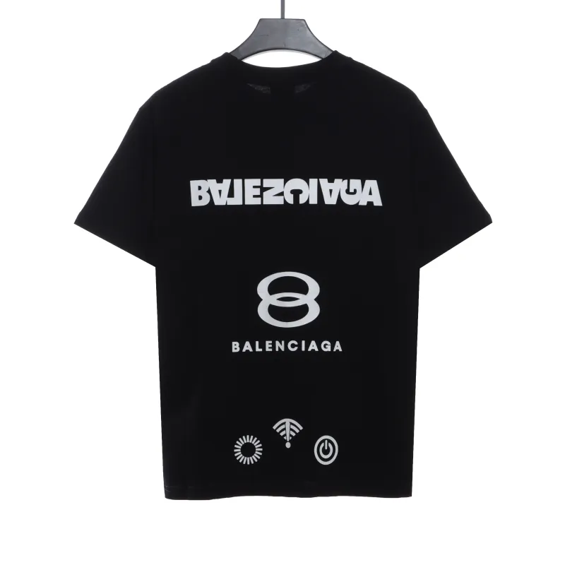  Balenciage back mailbox print T-Shirts 2
