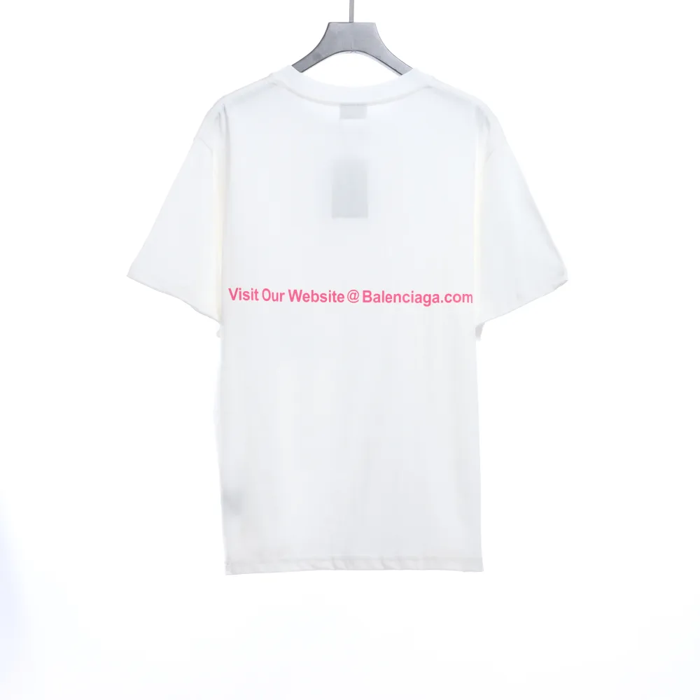 Balenciaga back mailbox print T-Shirts 4