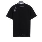  Balenciage BB badge destroyed embroidered T-Shirts