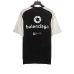  Balenciage Black and White Splicing LOGO T-Shirts 2