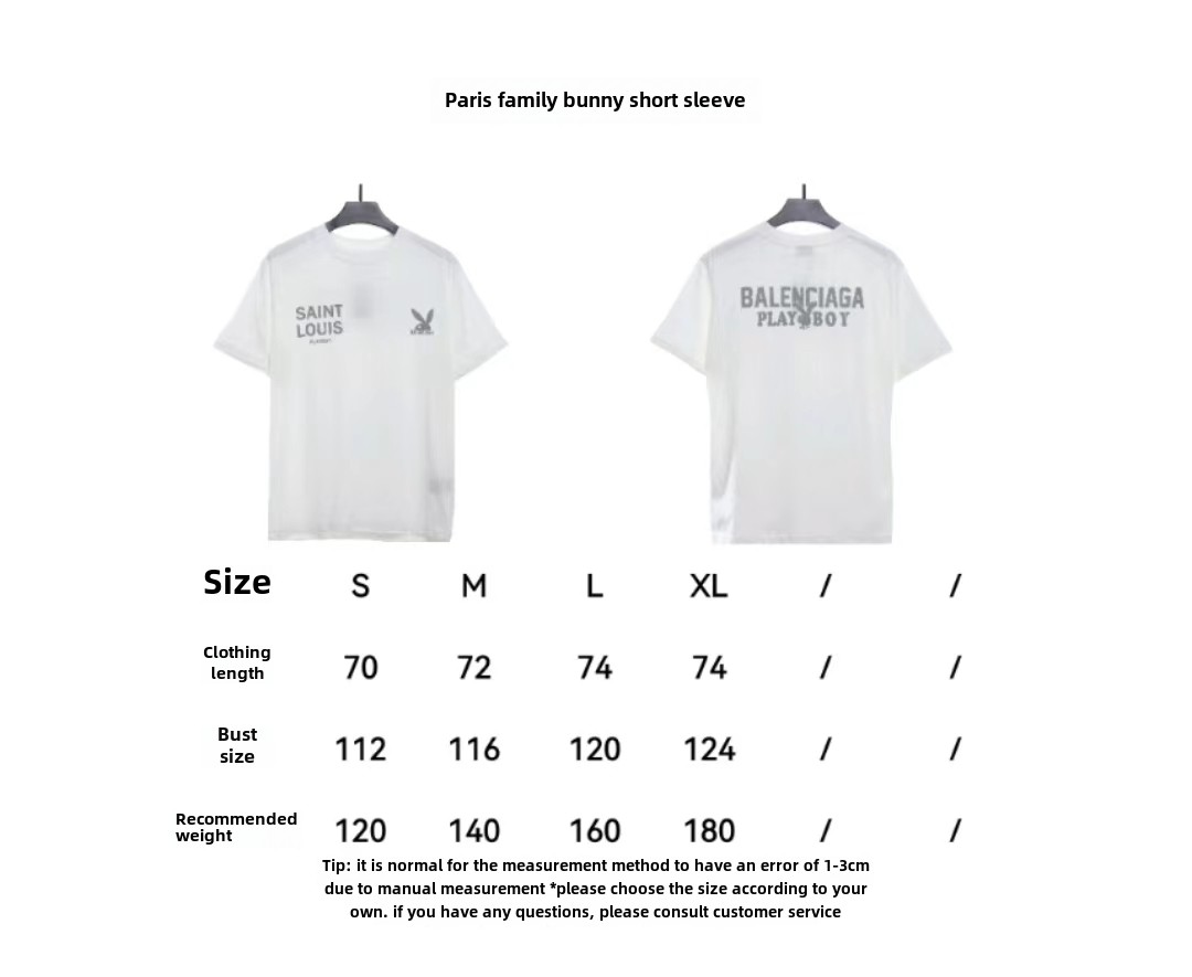 Balenciaga bunny T-Shirts 1