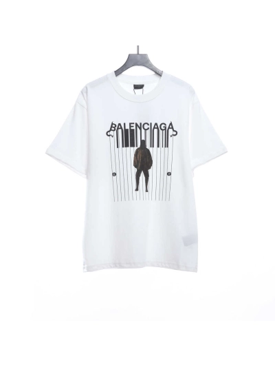 Balenciaga catwalk portrait print T-Shirts 1 01